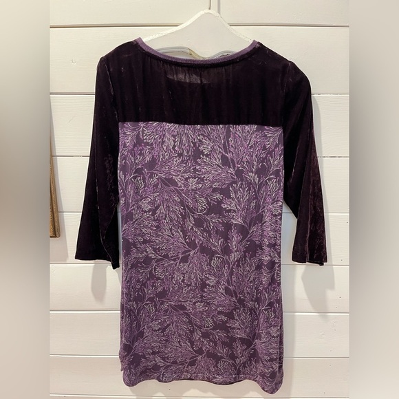 WHITE STUFF Purple Velvet Women's dress size 38 - Picture 7 of 7